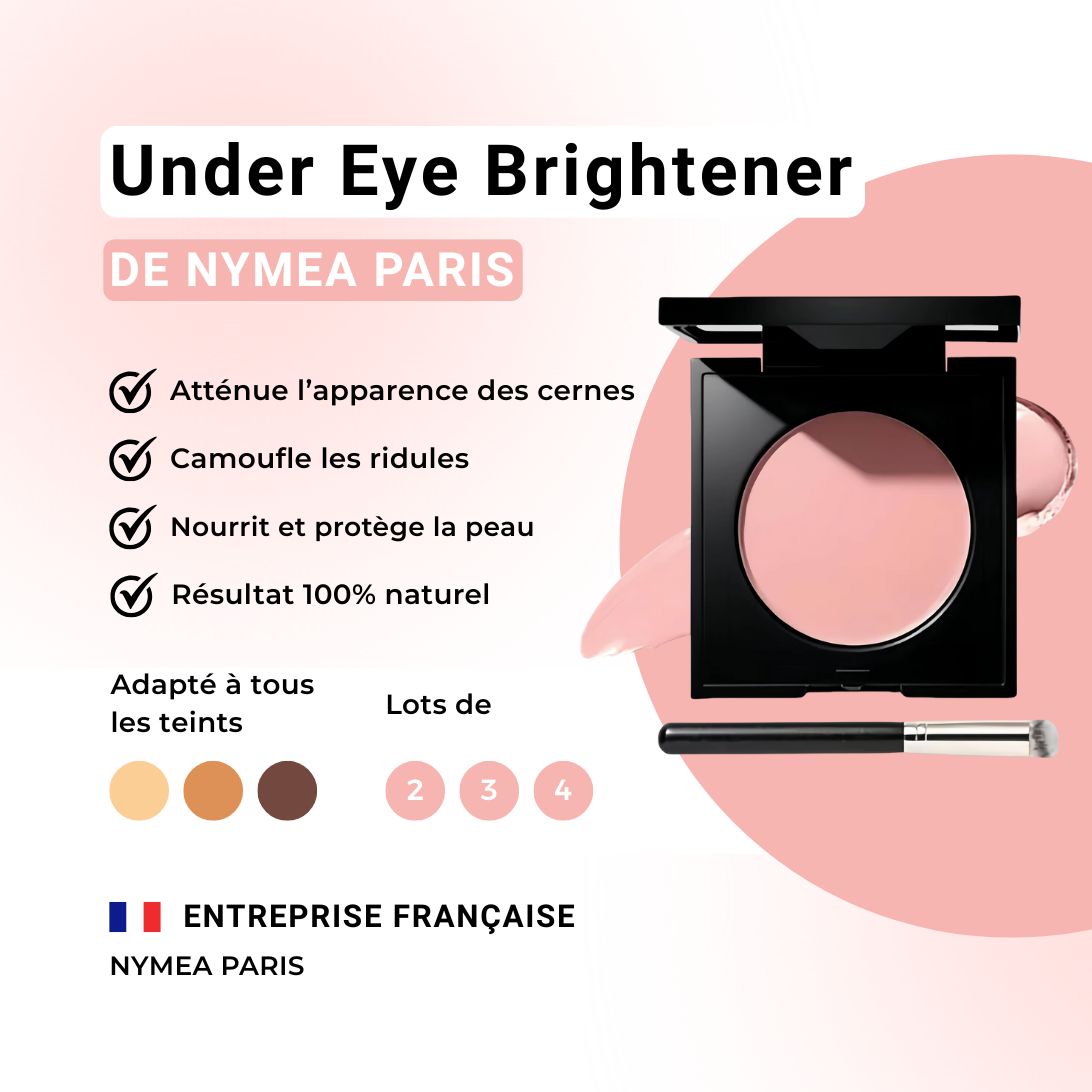 UNDER EYE BRIGHTENER 2EN1 BY NYMEA - Adapté Peaux Sensibles