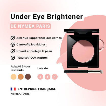 UNDER EYE BRIGHTENER 2EN1 BY NYMEA - Adapté Peaux Sensibles