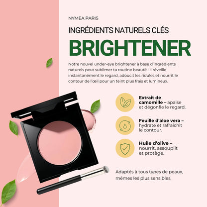 UNDER EYE BRIGHTENER 2EN1 BY NYMEA - Adapté Peaux Sensibles